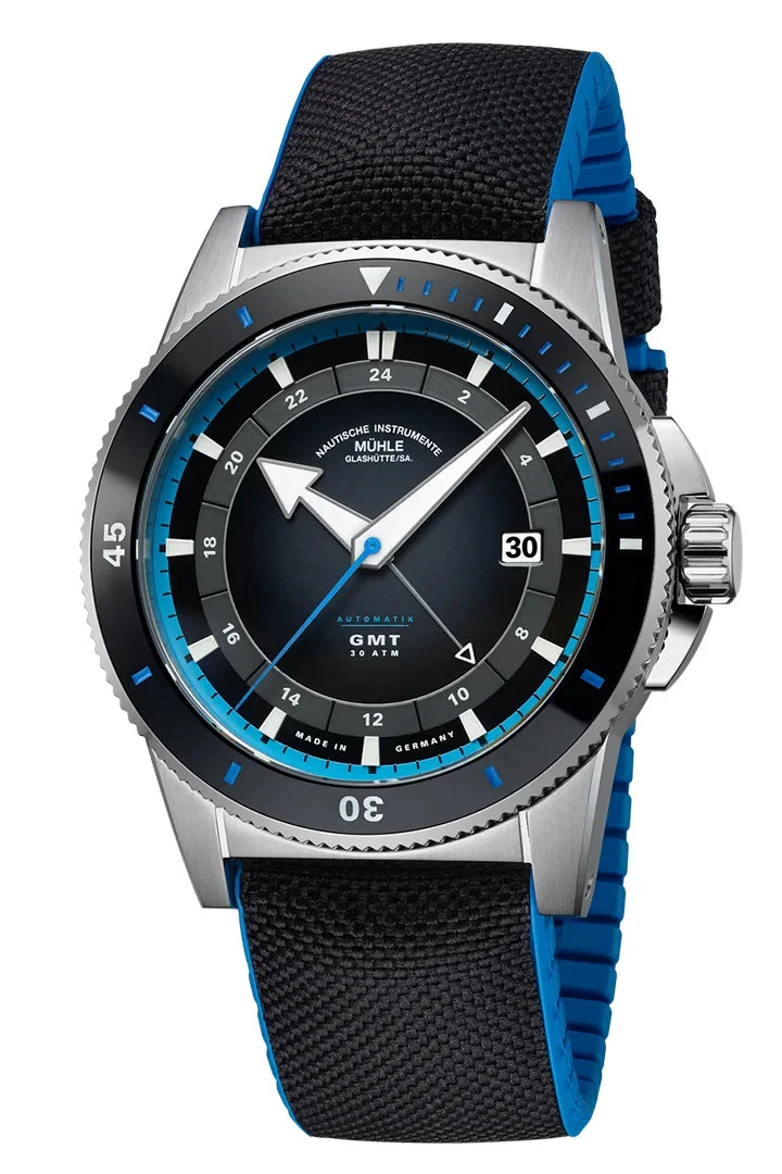 MÜHLE GLASHÜTTE SPORTIVO TRAVEL GMT M1-52-13-CK
